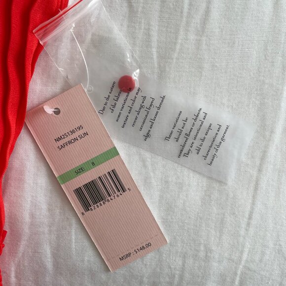 NWT Nanette Lepore Pleated High Neck Dress (sz 8) - Picture 8 of 8